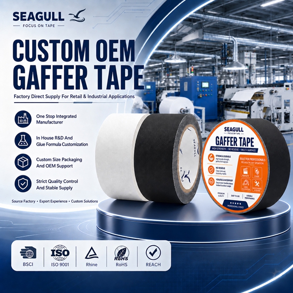 Matt Cloth Gaffer Tape Manufacturer